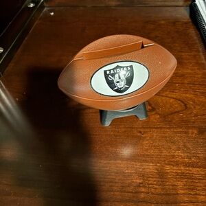 NFL Raiders Brown and Black Football Accent sticky holder